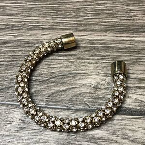 2/$20 Gold and crystal Rhinestone Cuff Bracelet